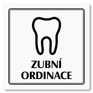 Zubní ordinace, 100x100mm, bílá, Utah